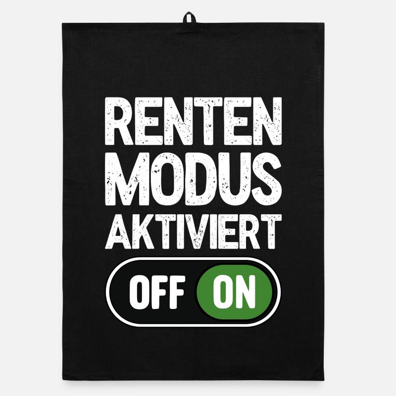 Rentenmodus aktiviert Organic Geschirrtuch
