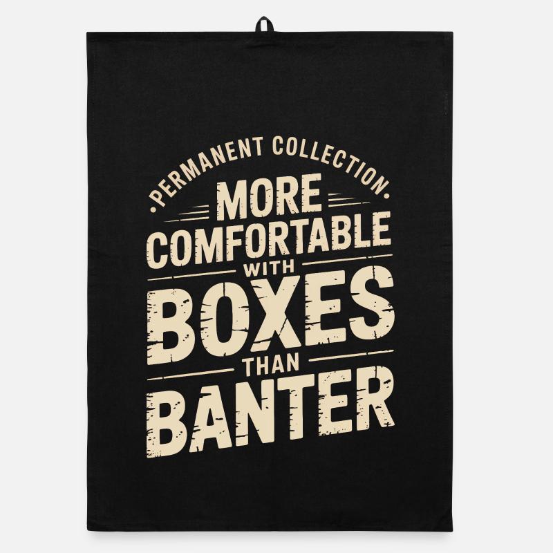 More Comfortable with Boxes than Banter Organic dish towel