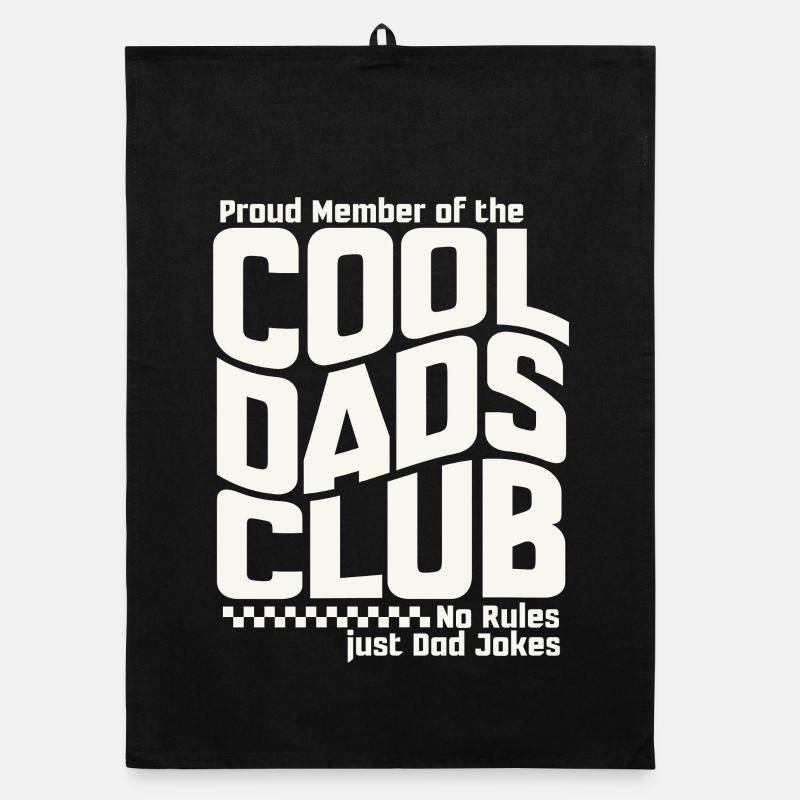 Cool Dads Club - Papa Vatertag Geschenk Organic Geschirrtuch