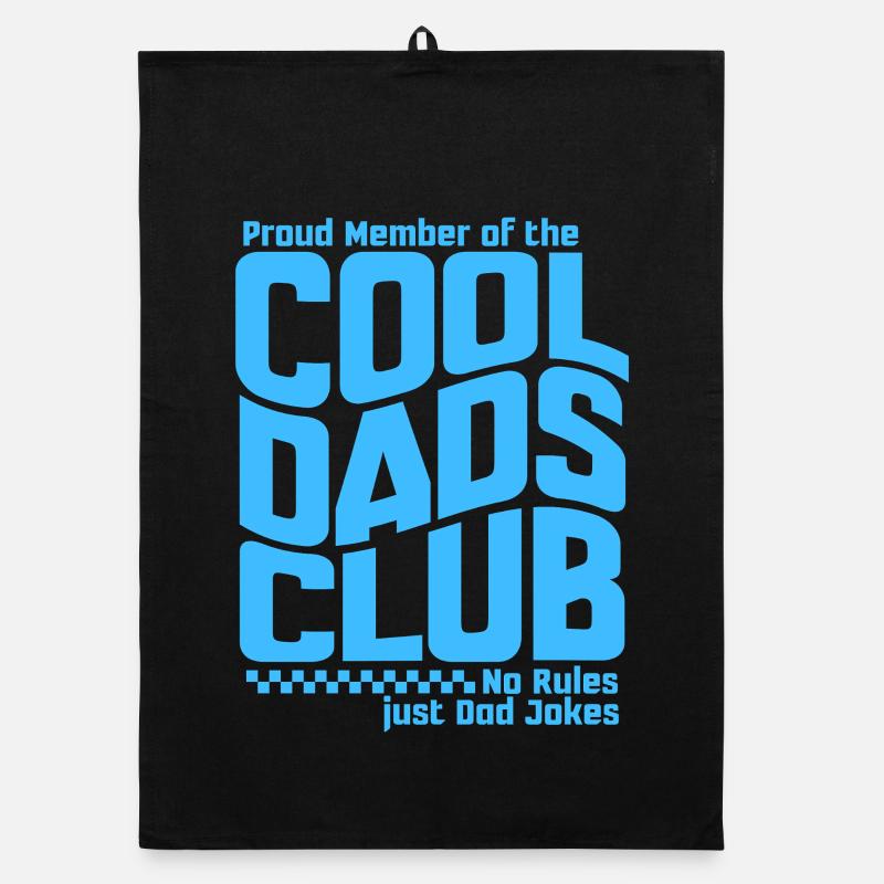 Cool Dads Club - Papa Vatertag Geschenk Organic Geschirrtuch