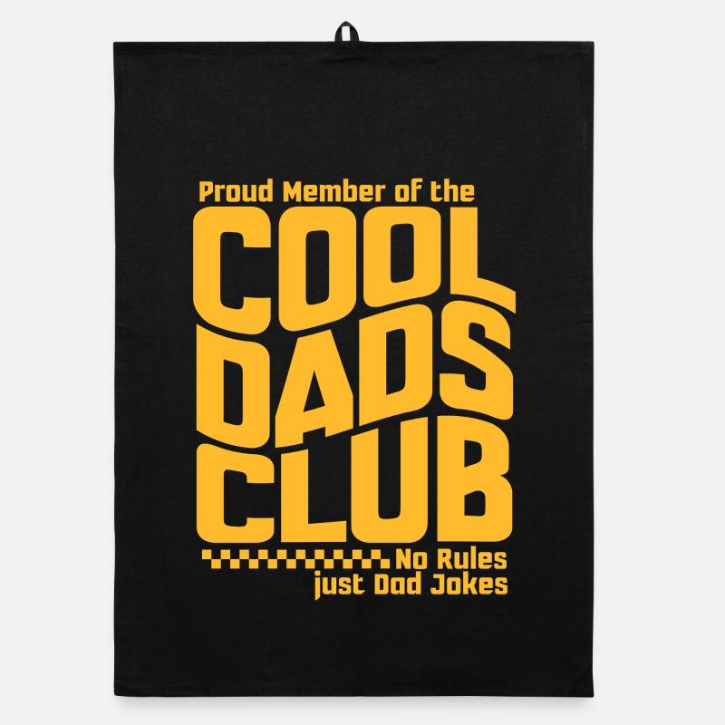 Cool Dads Club - Papa Vatertag Geschenk Organic Geschirrtuch