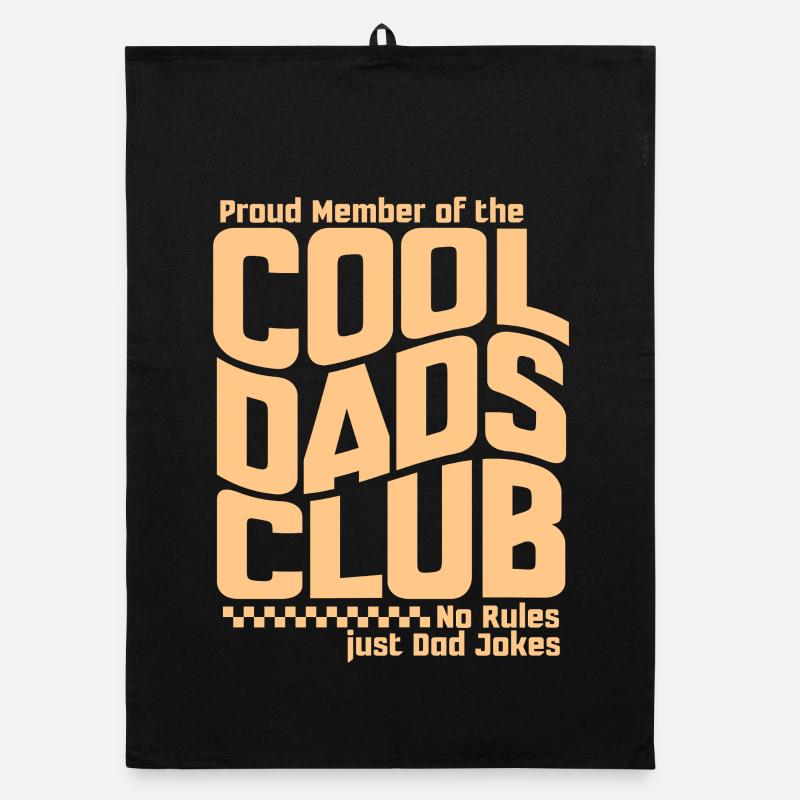 Cool Dads Club - Papa Vatertag Geschenk Organic Geschirrtuch