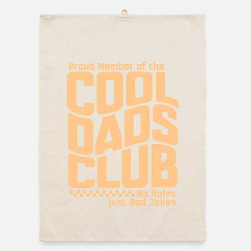 Cool Dads Club - Dad Father's Day Gift Organic dish towel