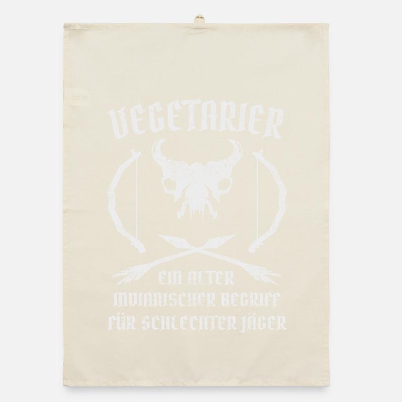 Vegetarian = bad hunter Organic dish towel