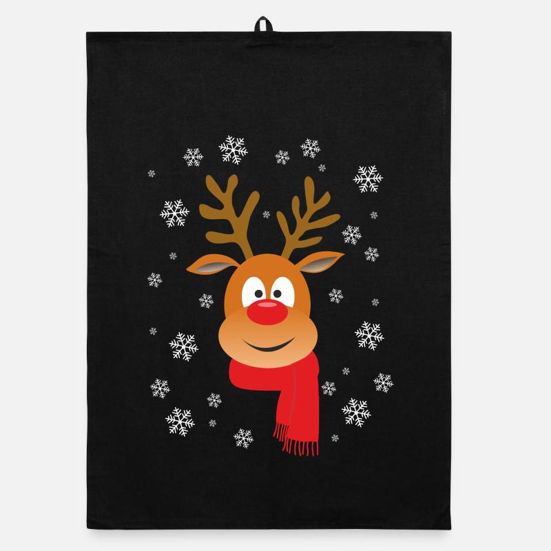 WEIHNACHTSRINDER Organic Geschirrtuch