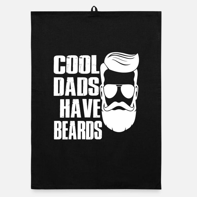 papas cool ont la barbe Torchon bio