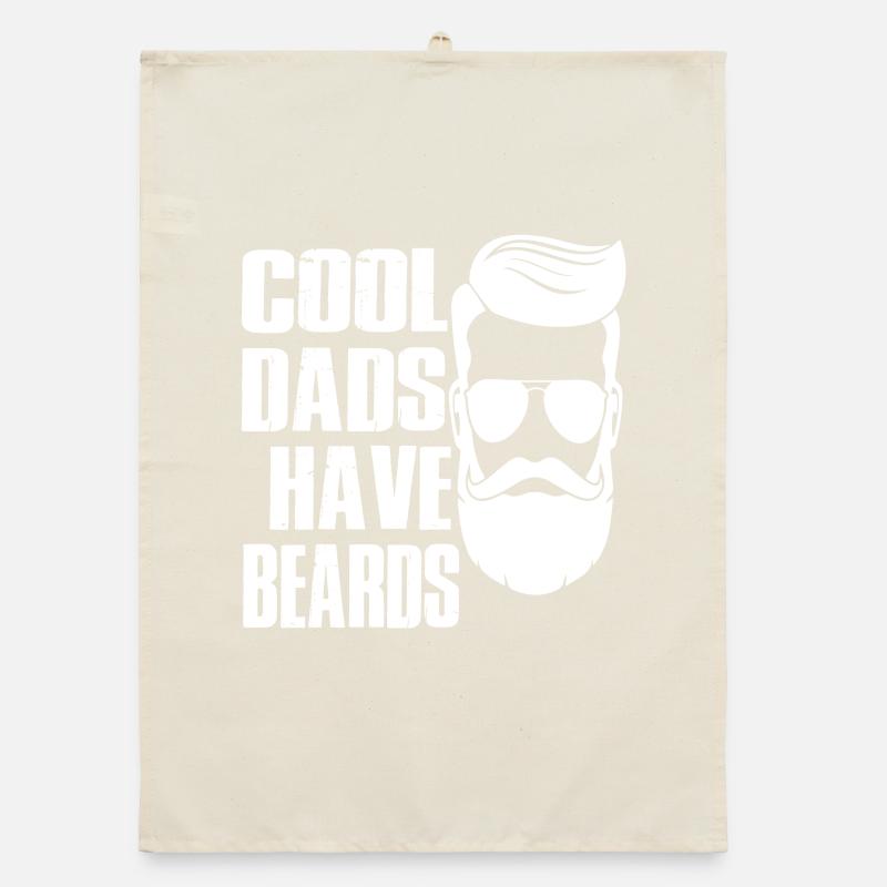 papas cool ont la barbe Torchon bio