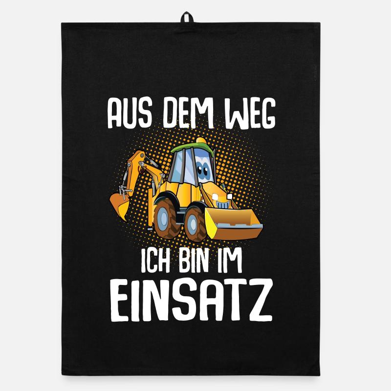 Bagger Kinder Aus Dem Weg Organic Geschirrtuch