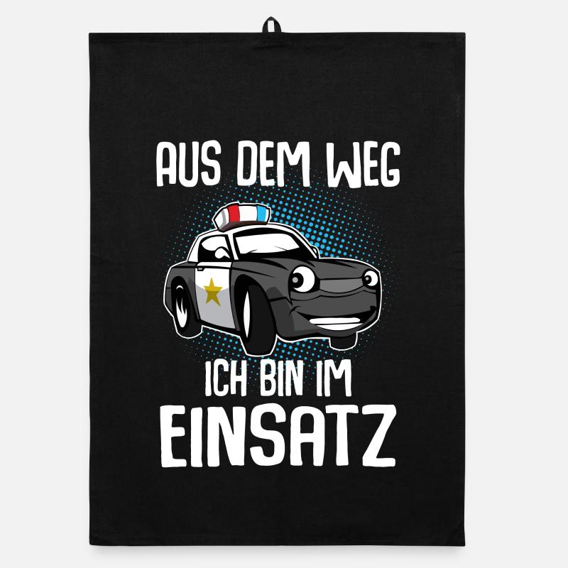 Aus Dem Weg Ich Bin Im Einsatz Organic Geschirrtuch
