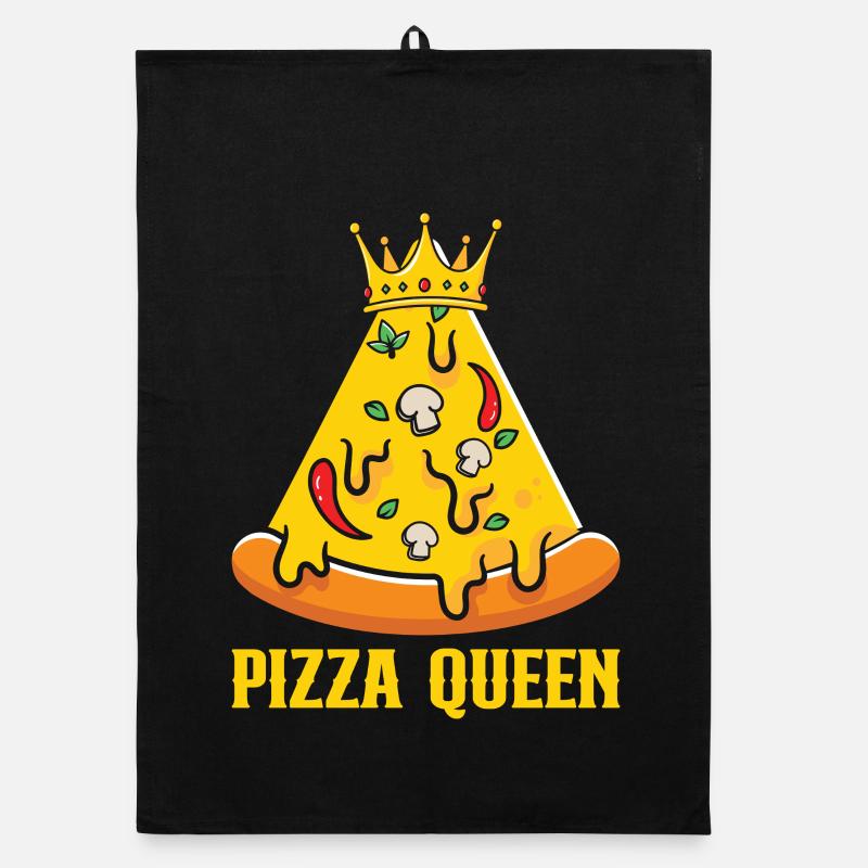 Official Pizza Queen – Leader Design Organic dish towel