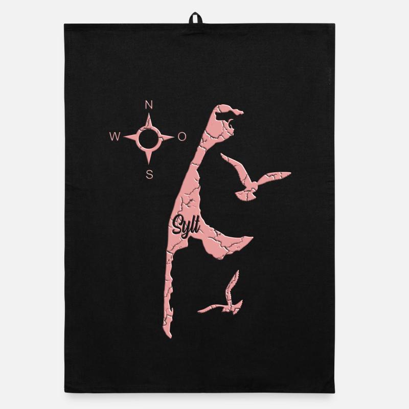 Sylt Design en rose Torchon bio