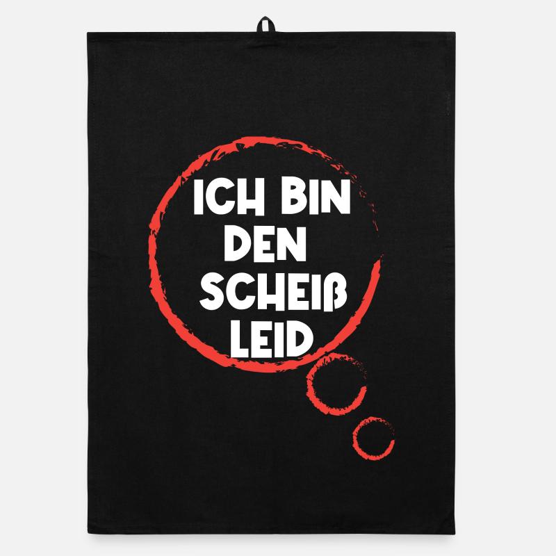 Gleichgültig Egal Statement Ist Mir Wurscht Organic Geschirrtuch