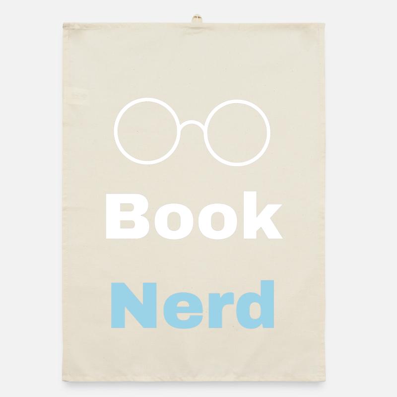 Buch-Nerd Organic Geschirrtuch