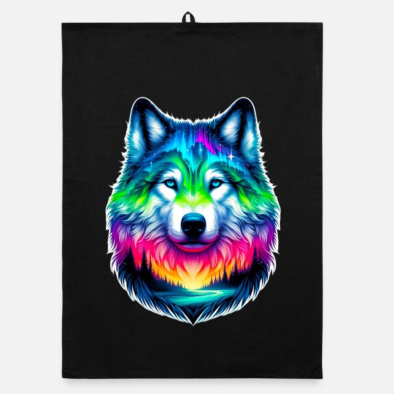 Wolf Organic Geschirrtuch