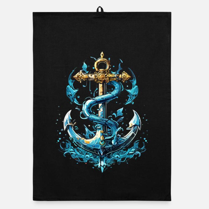 Anker Wasserspritzer Organic Geschirrtuch