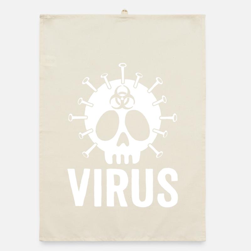 Crâne de virus Torchon bio