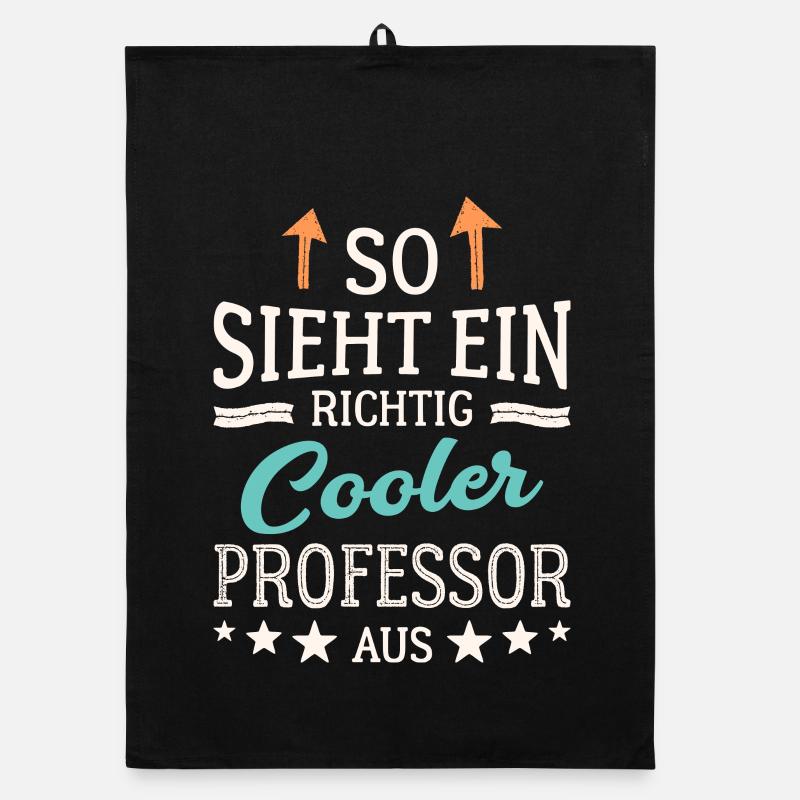So sieht ein richtig cooler Professor aus Organic Geschirrtuch