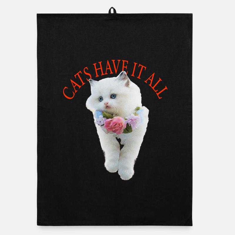 Sassy Cat Organic dish towel