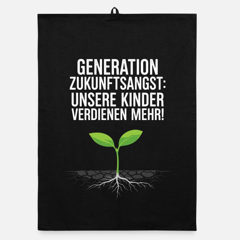 Generation Zukunftsangst Organic Geschirrtuch