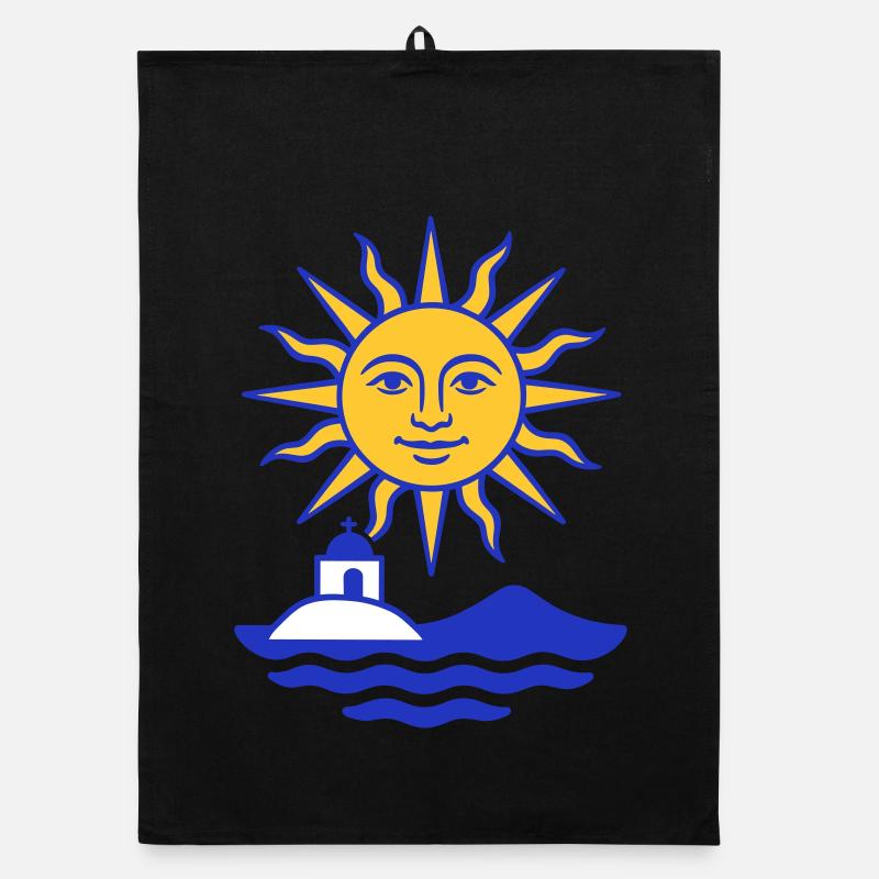 Grèce Soleil : Soleil, Eau, Chapelle Torchon bio