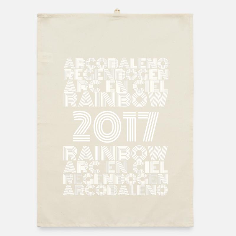 Regenbogen 2017 Organic Geschirrtuch
