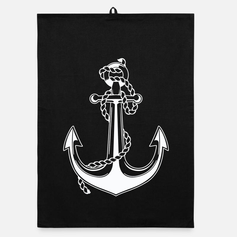 Ancre avec motif de corde Torchon bio