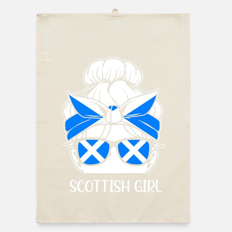 Écosse Écossais Écossais écossais Torchon bio