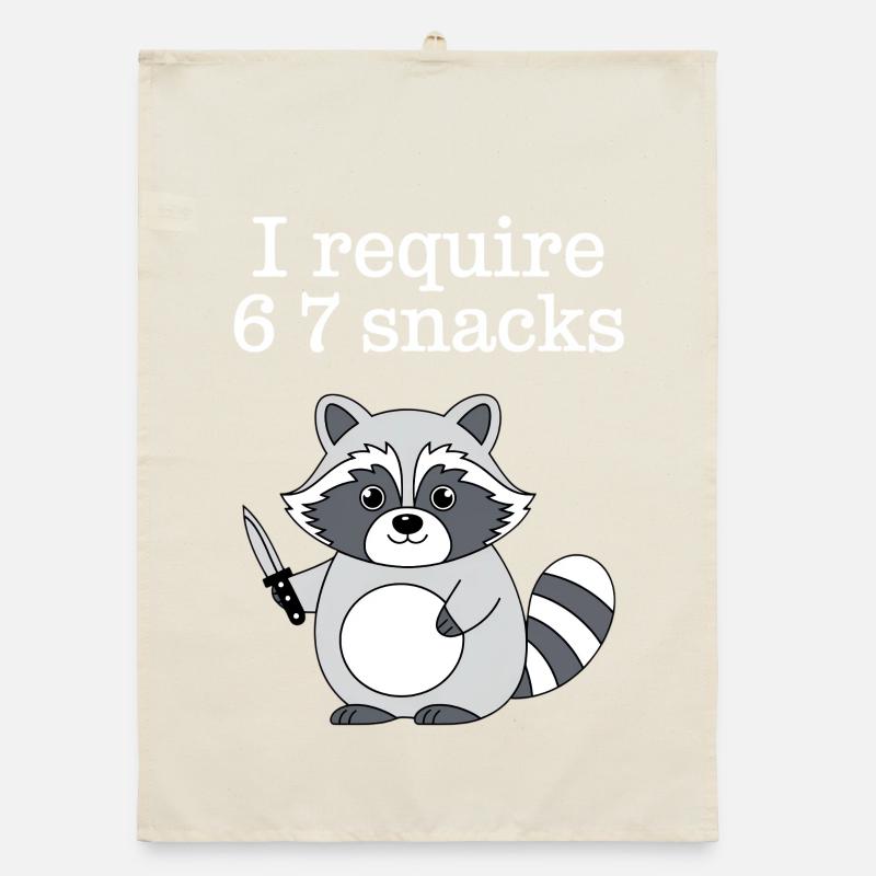 6-7 Internet Meme Cooler 6 7 Waschbär Organic Geschirrtuch