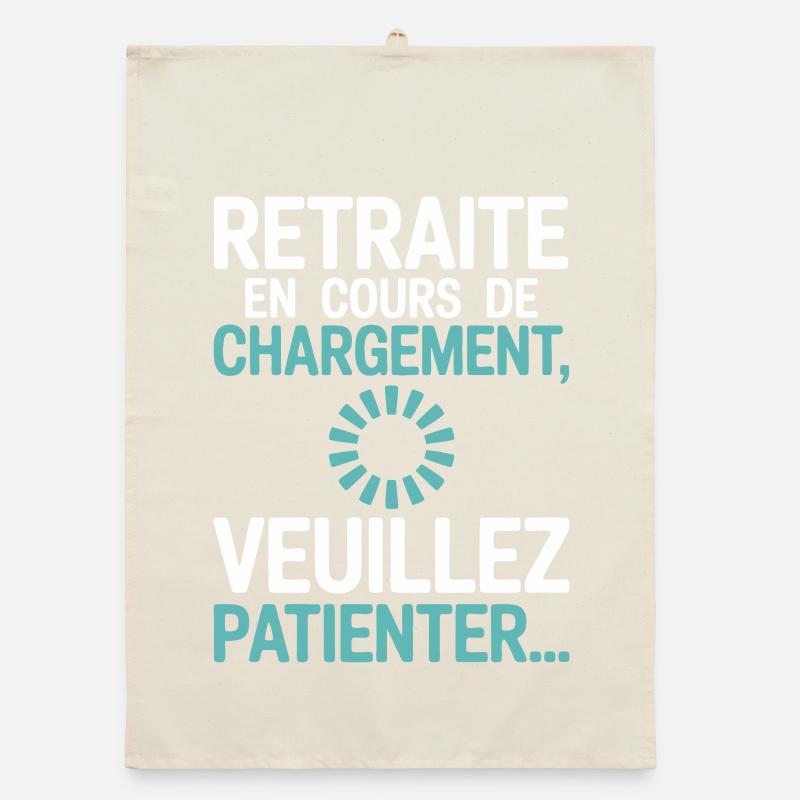 Retreat Loading – Senior Humor Organic dish towel