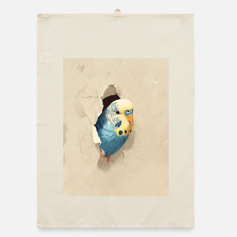 Budgerigar Organic dish towel