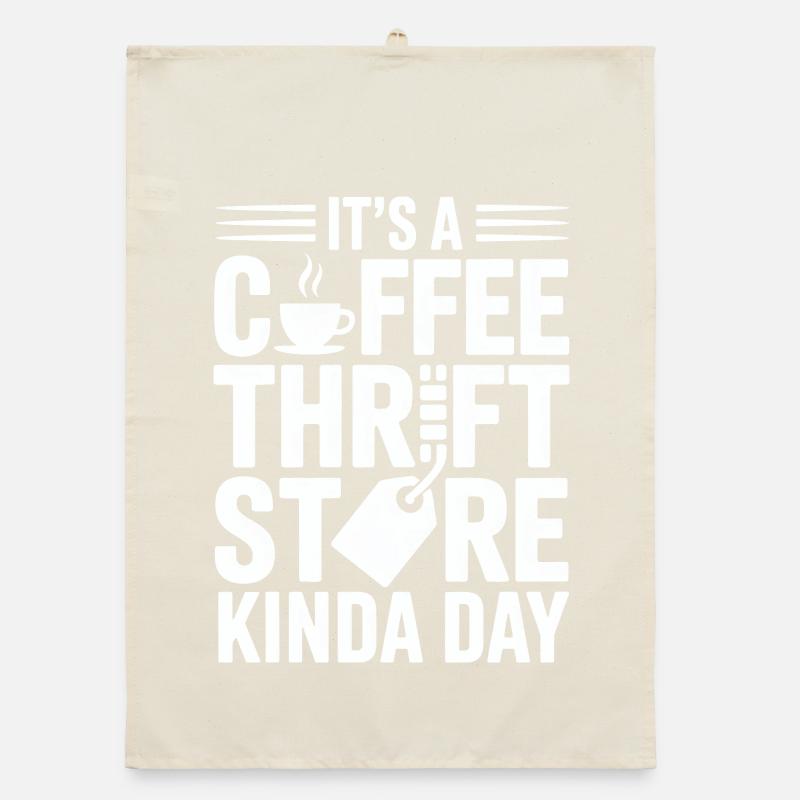 Kaffee-Secondhand-Tag Tag Organic Geschirrtuch