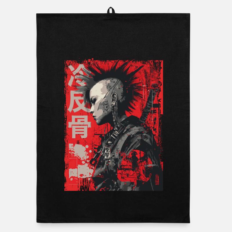 Punk Warrior – 冷反骨 Art urbain Torchon bio