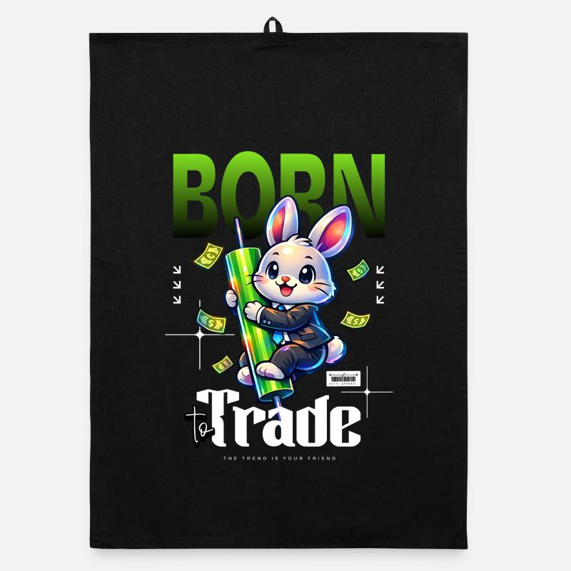 Né pour commercer le commerce de lapins Torchon bio