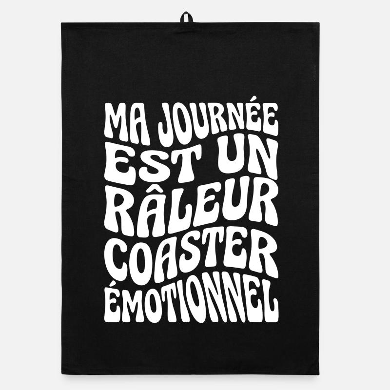 Grumpy Humor Complainer Untersetzer Organic Geschirrtuch
