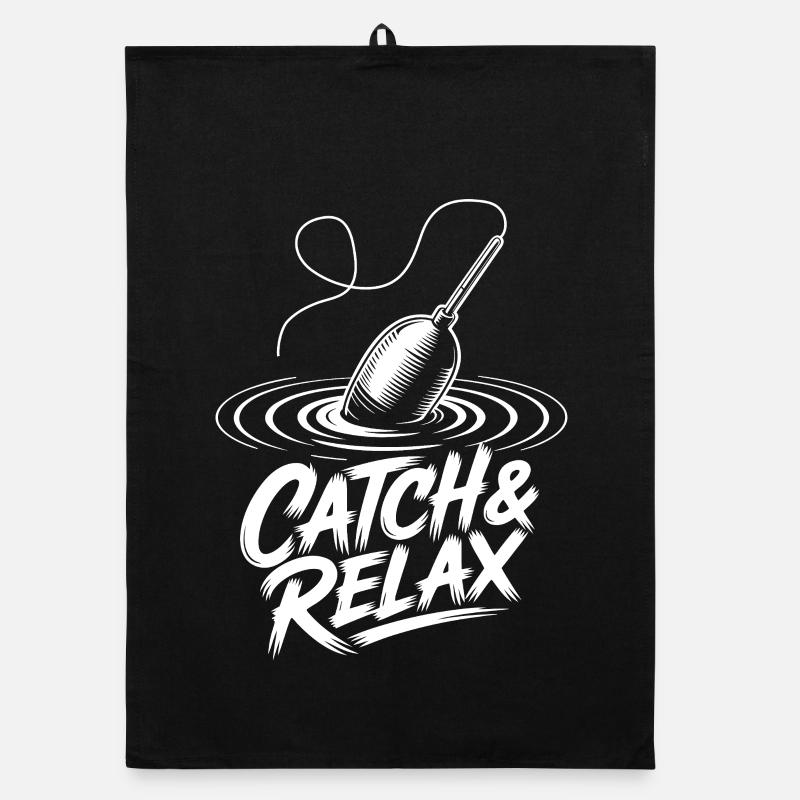 Fishing Recreation Organic dish towel