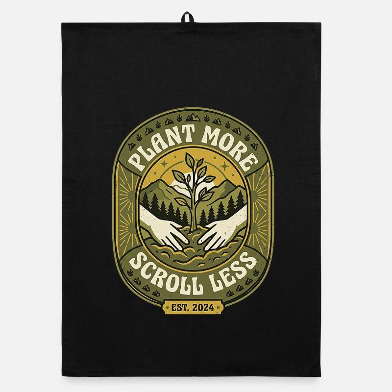 Plant More Plants Organic dish towel