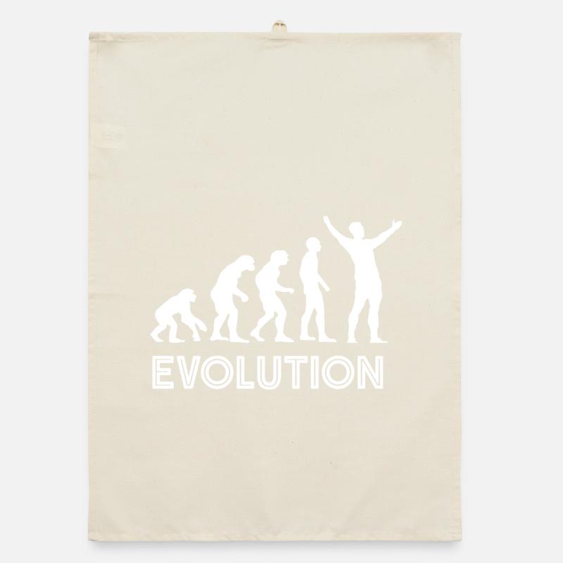 Judas Evolution Organic Geschirrtuch