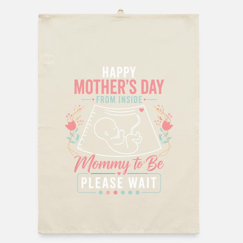 Mama-Geschenk – Alles Gute zum Muttertag Organic Geschirrtuch