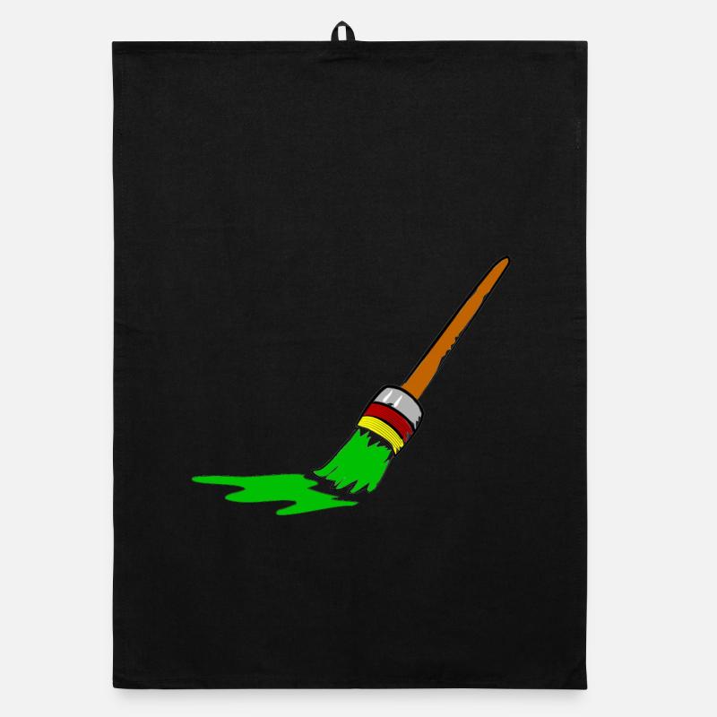 Urban Graffiti Pinsel Design Organic Geschirrtuch