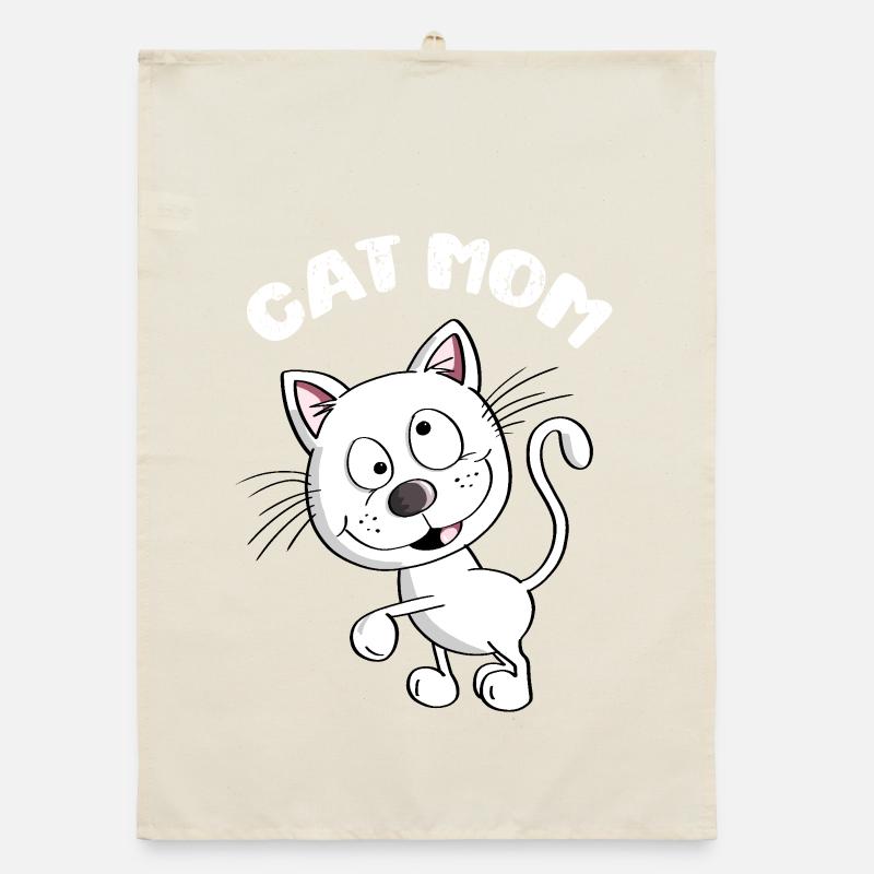 Chat Maman - Chat - Chats - Chatons - Gueule de bois - Animal Torchon bio