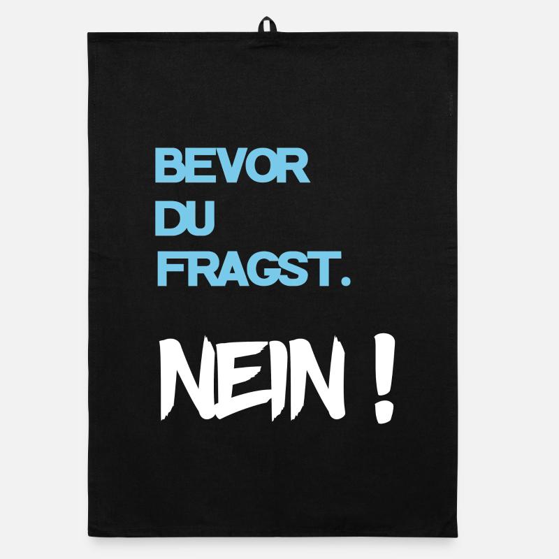 Cooler Spruch Organic Geschirrtuch