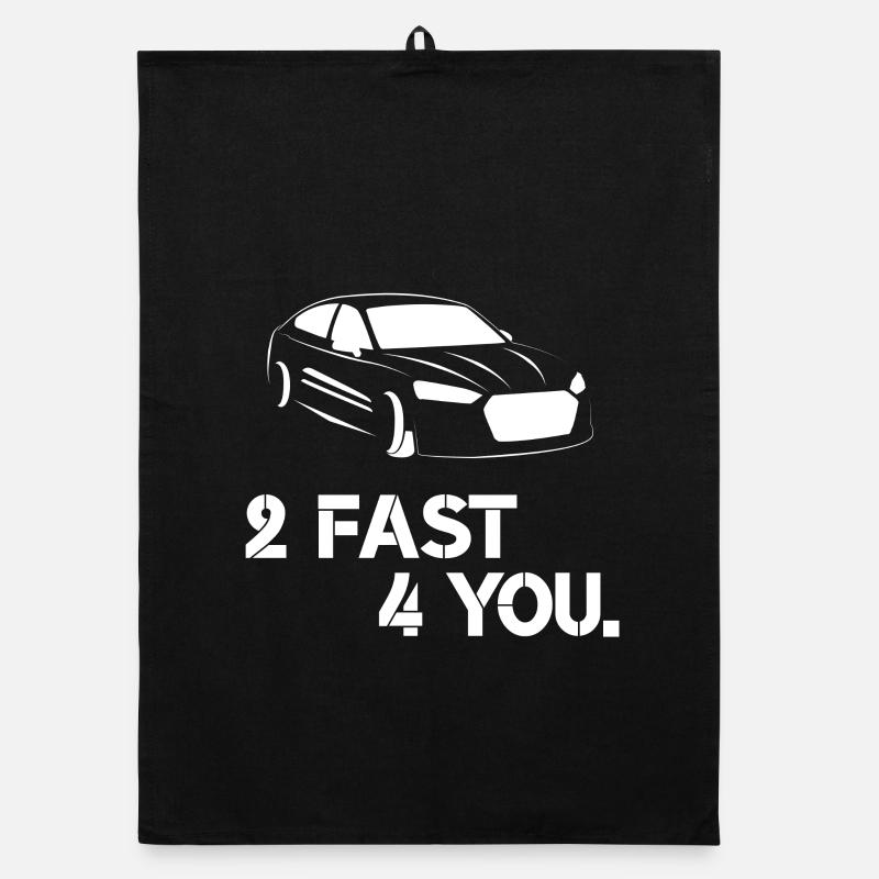 Car saying Organic dish towel