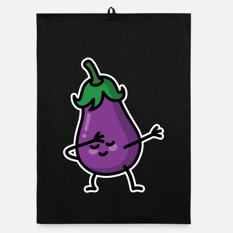 Aubergine eggplant dab dabbing Torchon bio