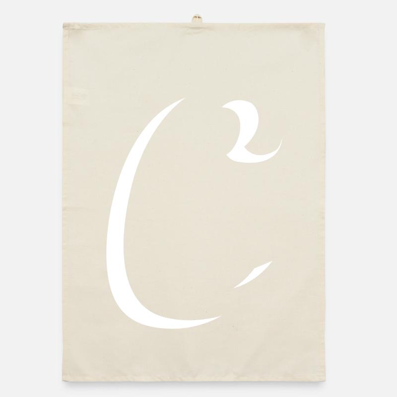 Jeu abstrait de couleurs sur toile Torchon bio