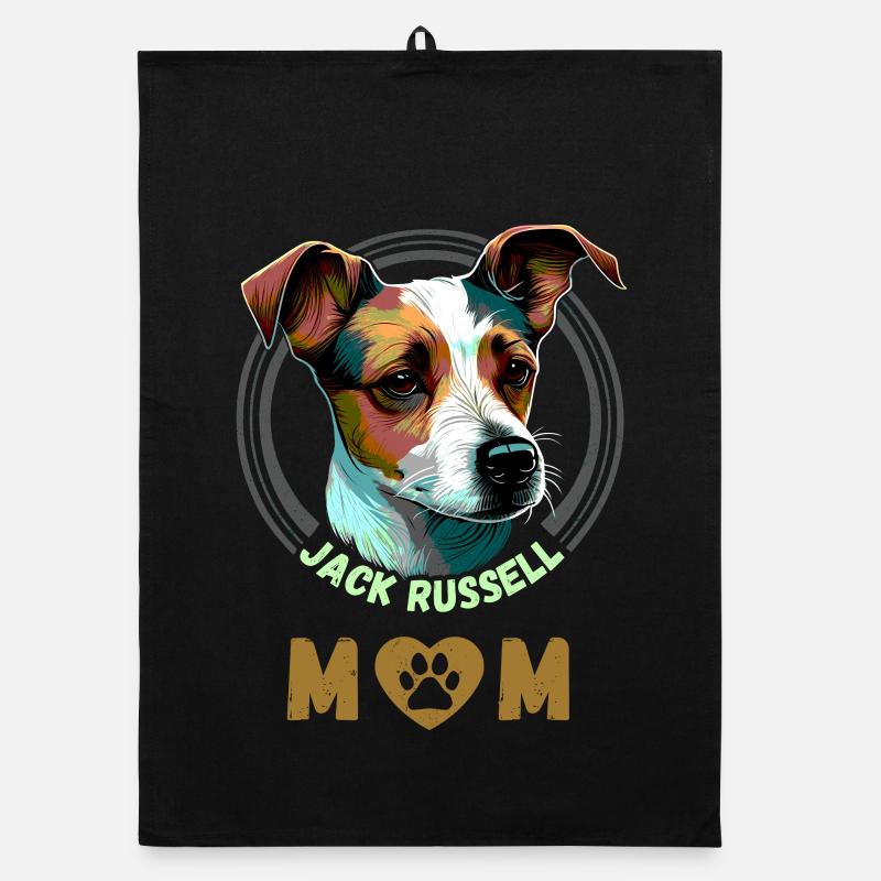 Jack Russell Mom Organic Geschirrtuch