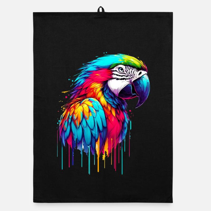 Papagei Organic Geschirrtuch