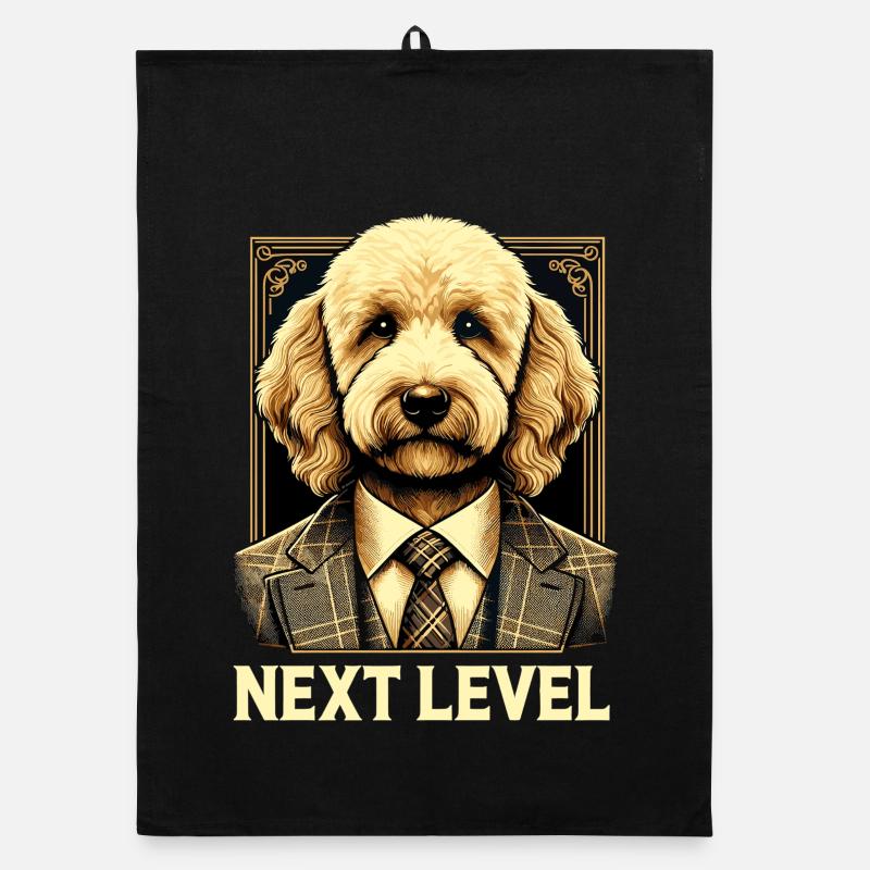 Cadeau de costume Goldendoodle Dog Next Level Torchon bio