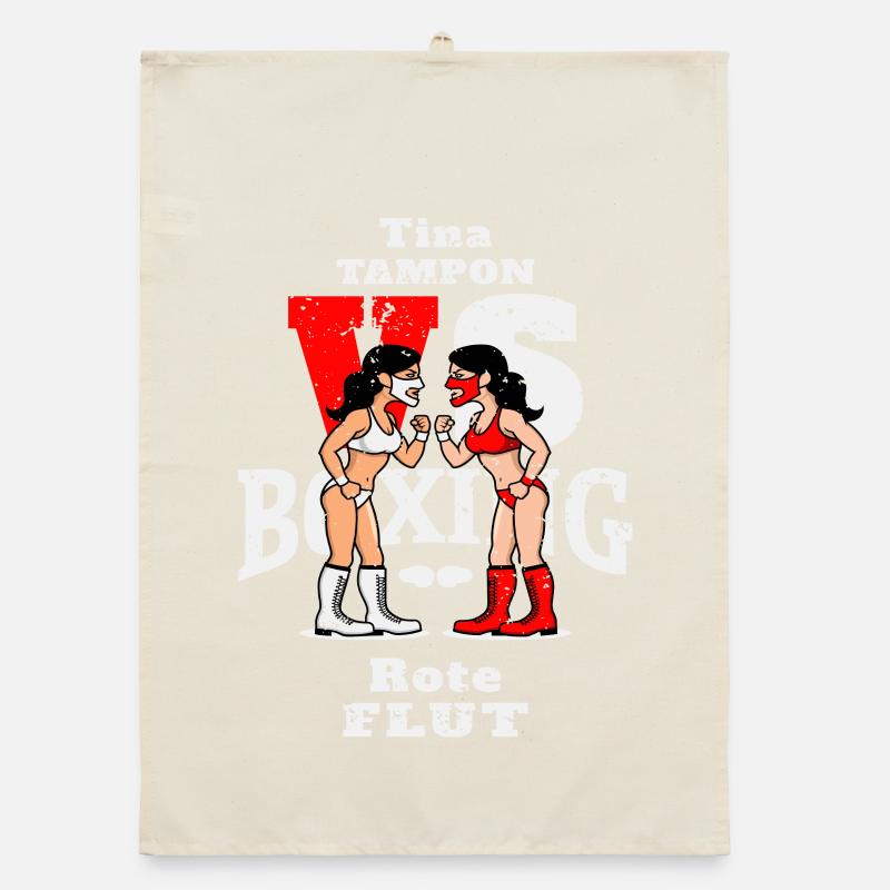 Women's boxing Organic dish towel