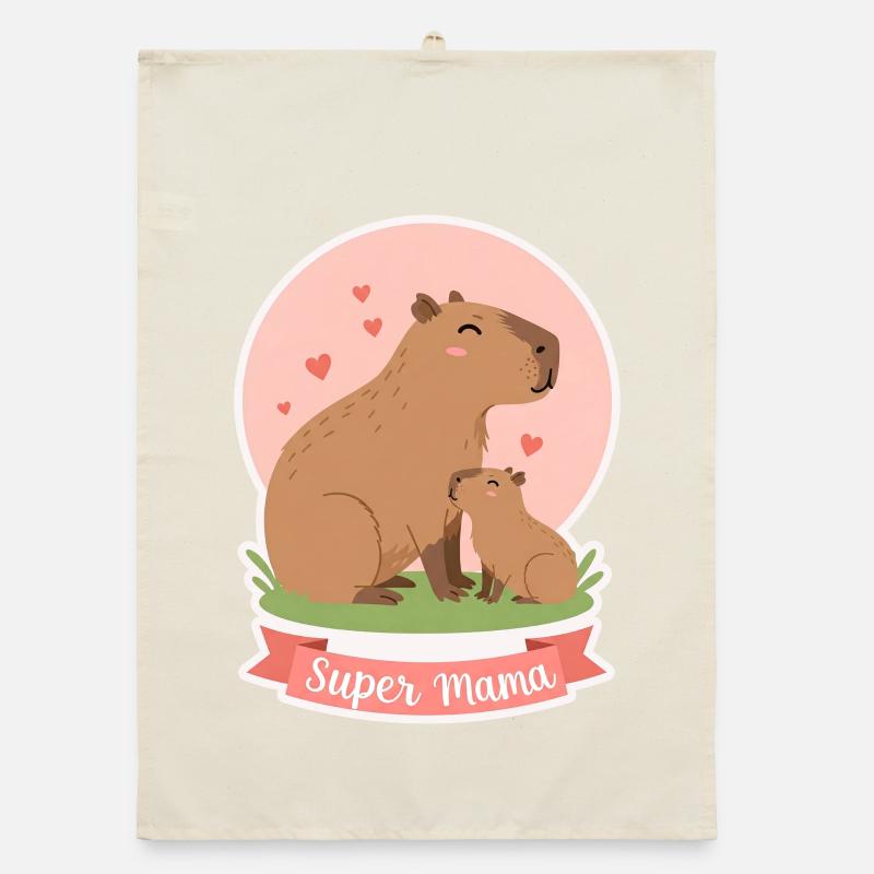 Mère Kapibara Torchon bio