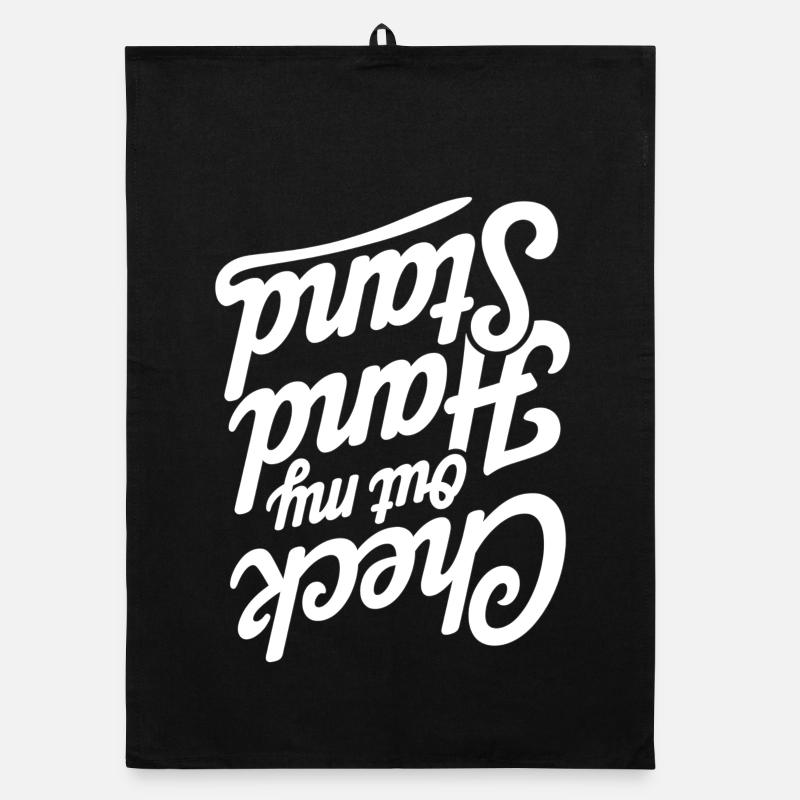 Inspirational Quote Typography Design Organic dish towel